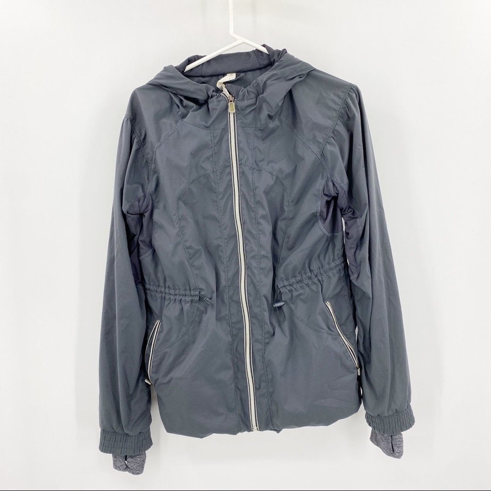 Lululemon Grey Hoodie Windbreaker 10